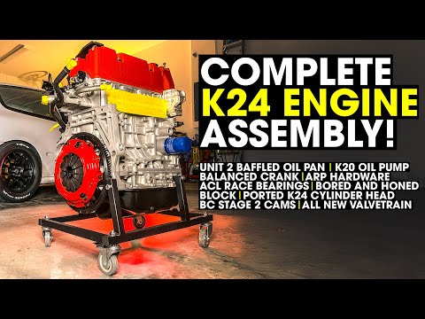 Built K24 Engine Assembly! - Good for 300HP?