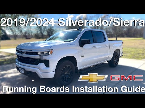 Chevy Silverado / GMC Sierra 2019 2025+ 1500 2500 3500 Running Board Installation Guide