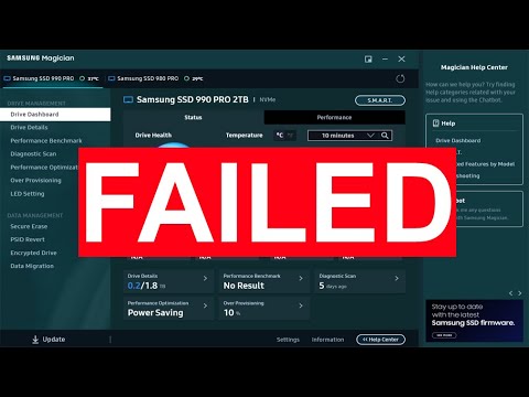 Samsung Magician Firmware Failed Install Update Tool ISO Download Easy Fix SSD 990 Pro & 980 Pro PC