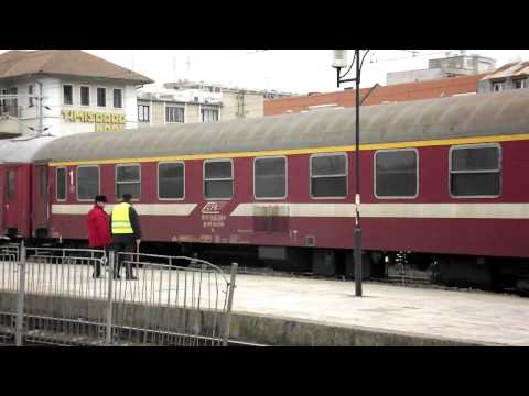 Plecarea trenului IR 1766 din gara Timisoara Nord