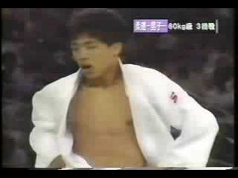 野村忠宏vsオジェギン　ATL1996