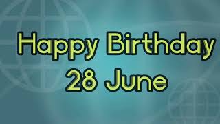 28 June Special New Birthday Status Video, happy birthday wishes, birthday msg quotes जन्मदिन