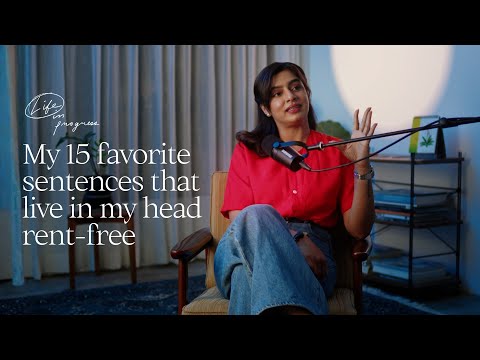 Favorite 15 sentences that I live for | Life in Progress Podcast
