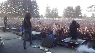 Testament Formation of Damnation-Wall of Death- Portland, American Carnage 2010