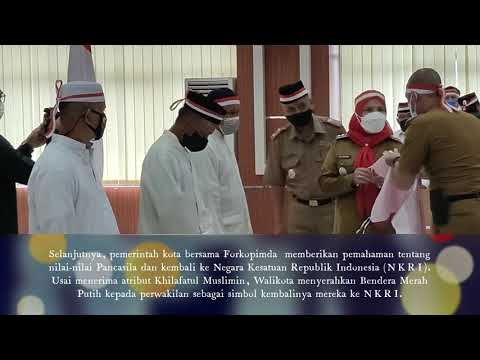 MANTAN ANGGOTA KHILAFATUL MUSLIMIN BERIKRAR KEMBALI KE NKRI