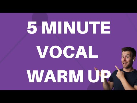 5 Minute Vocal Warm Up With a Straw