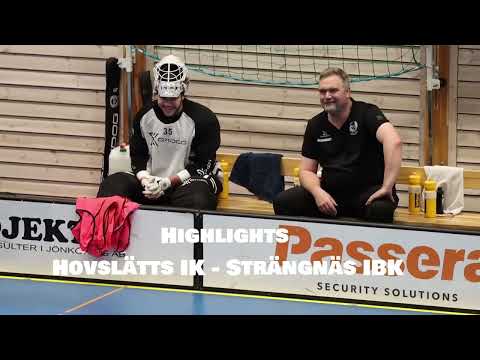 Highlights Hovslätts IK - Strängnäs IBK (Innebandy/Floorball)