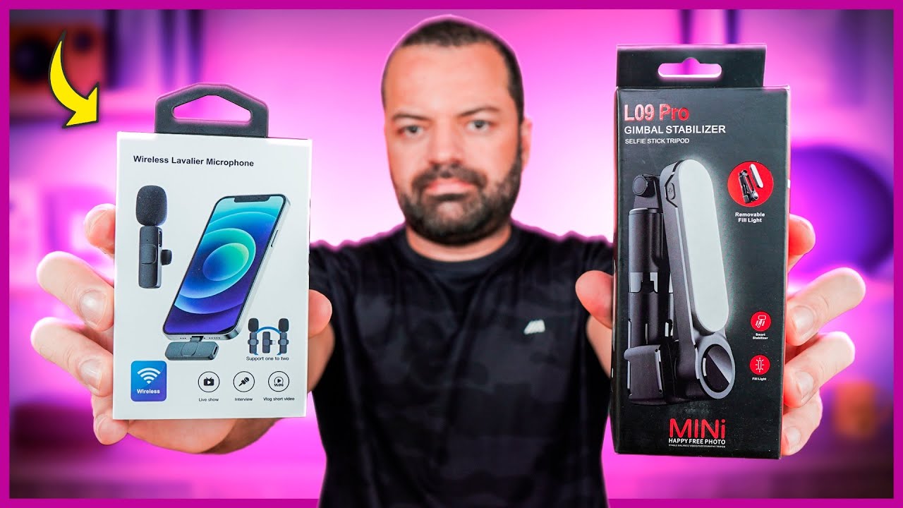 KIT PROFISSIONAL para gravar VÍDEOS por menos de R$200! (Com o celular)