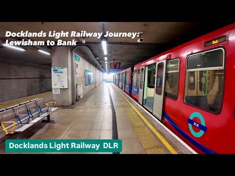 Full Journey on the Docklands Light Railway (DLR): Lewisham to Bank, London 🇬🇧