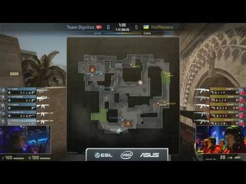 Dignitas vs HellRaisers on de_mirage @ EMS One Katowice 2014 Quarterfinal Game 2 (CS:GO DIG vs HR)