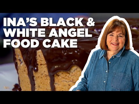 Ina Garten's Black and White Angel Food Cake | Barefoot Contessa | Food Network