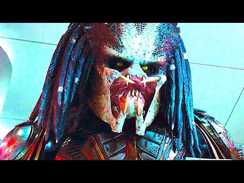 THE PREDATOR Lab Escape Action Scene (2018) Horror Sci Fi