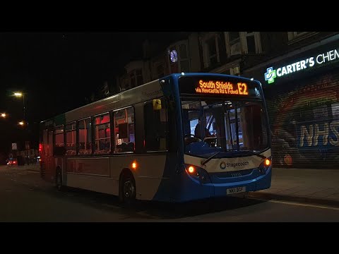 Journey on Route E1 | NK11BGF/27735 - Stagecoach North East: ADL Enviro 300