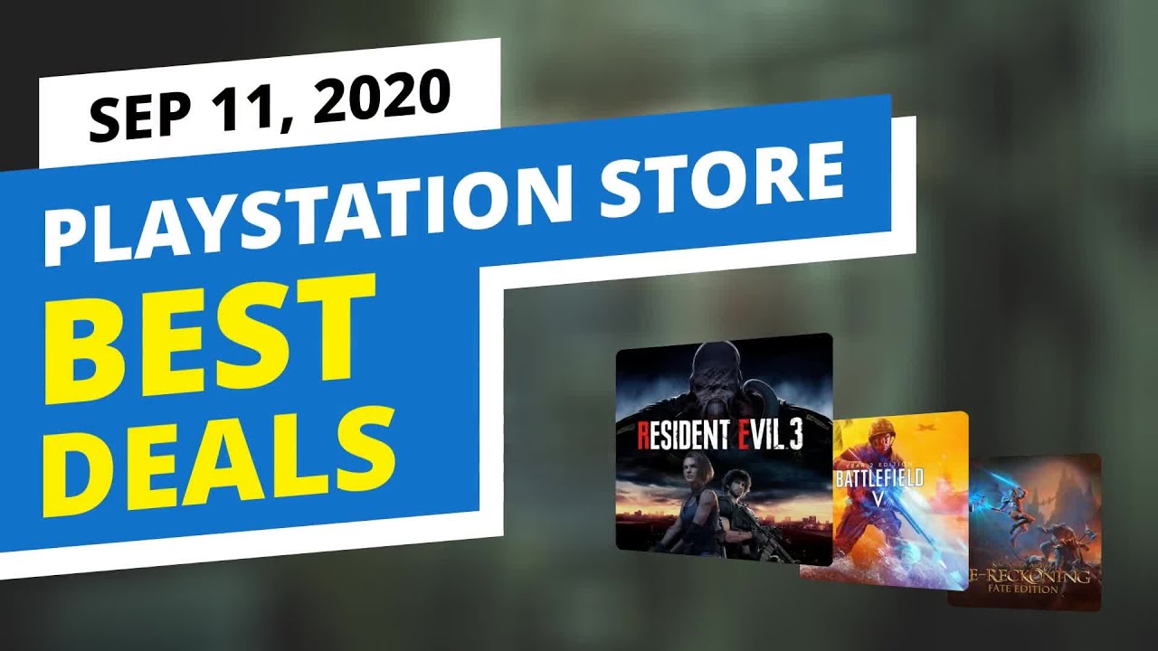 Best Deals in the official PlayStation Store, Sep 11, 2020