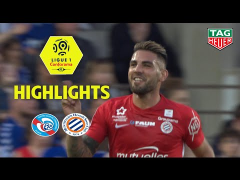RC Strasbourg Alsace - Montpellier Hérault SC ( 1-3 ) - Highlights - (RCSA - MHSC) / 2018-19