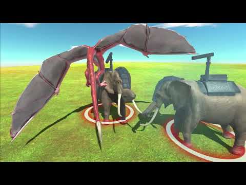 Renewed Character Rocket Ellie (Armed Elephant) // Animal Revolt Battle Simulator (Tiny Dinosaur)