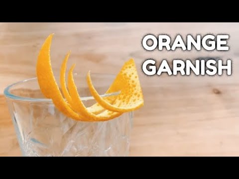 Orange Garnish - Impressive and simple