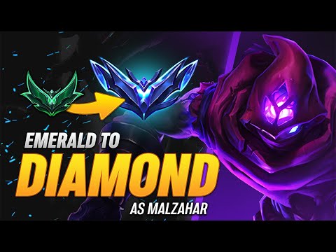DIAMOND as MALZAHAR in 2 HOURS - Malzahar Gameplay Guide