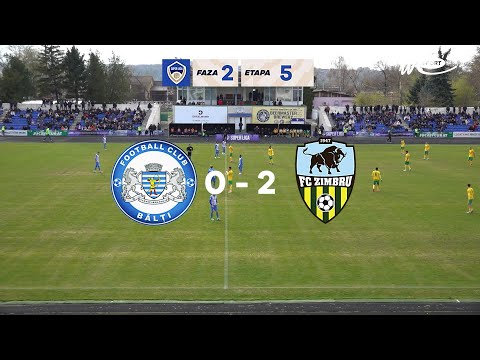 ⚽ REZUMAT SUPER LIGA, FAZA 2, ETAPA 5 - CSF BĂLȚI 🆚 ZIMBRU 0-2 (12.04.2025)