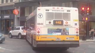 The Last Day Of MBTA 448/449/459 Service (Featuring a ride on the last ever 449)