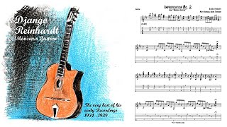 "Improvisation No. 2" - Django Reinhardt (Jazz Guitar Transcription)