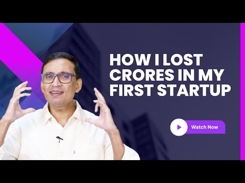 I lost crores in my startup - I learned these lessons - YouTube
