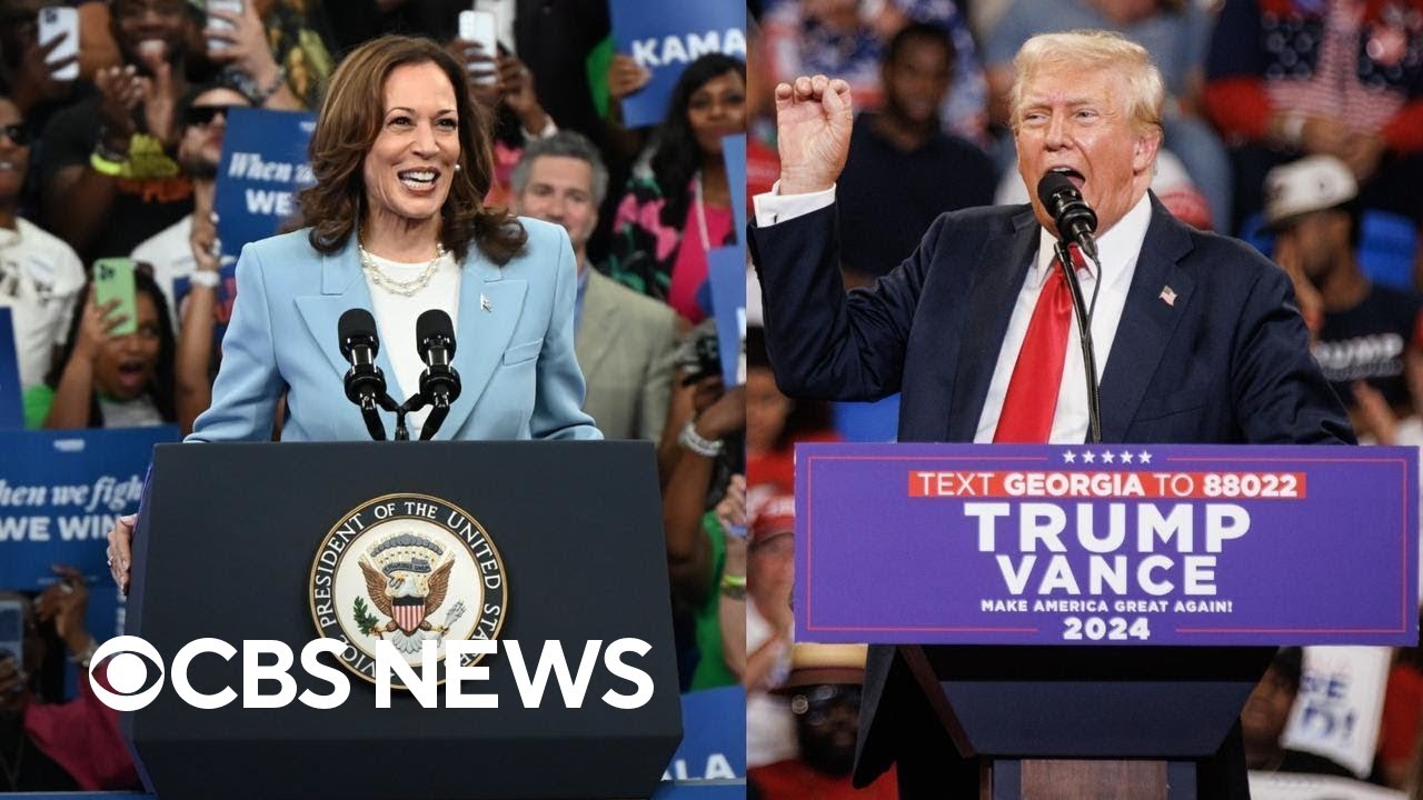 How is Georgia feeling about Donald Trump, Kamala Harris?