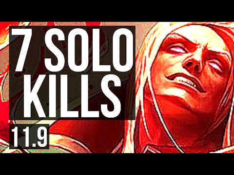 VLADIMIR vs LUCIAN (MID) | Rank 2 Vlad, 7 solo kills, 10/1/1, Dominating | JP Grandmaster | v11.9