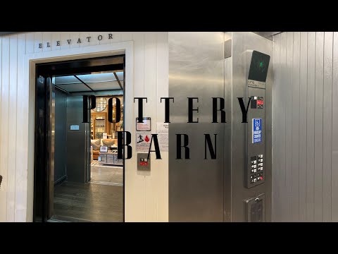 Slamming Doors! Crappy OTIS Series 1 Hydraulic Elevator - Pottery Barn - Walnut Creek, CA