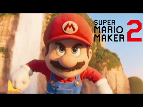 Mario Movie Super Nintendo World Trailer But It's Mario Maker 2