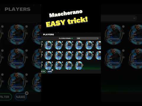 Save Mascheranos | Rank Up Tricks #mascherano #rankup #fcmobile