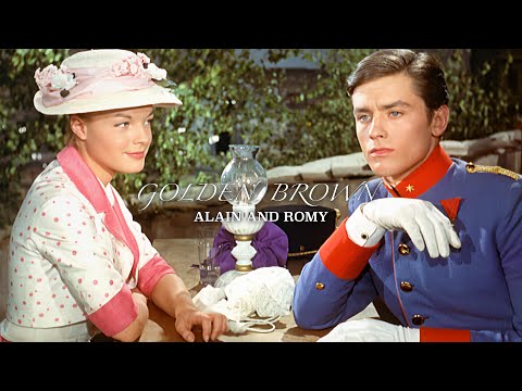 Golden Brown • The Stranglers 💛 || Alain Delon & Romy Schneider