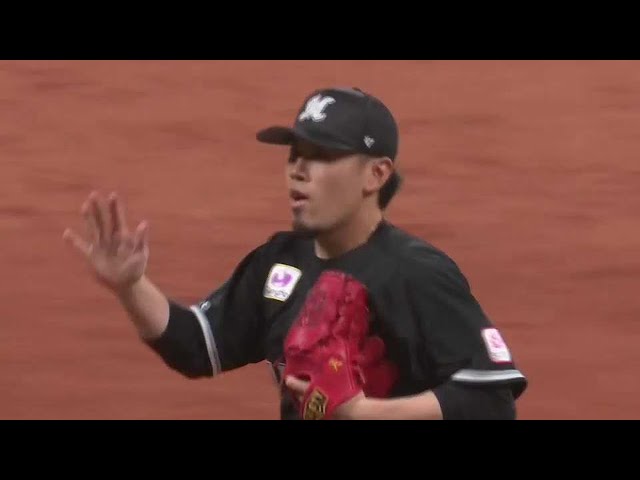【7回裏】マリーンズ・西村天裕 古巣相手に1回2奪三振無失点の好投!! 2023年4月20日 北海道日本ハムファイターズ 対 千葉ロッテマリーンズ