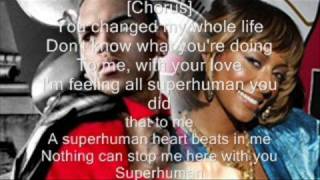 Chris Brown - SuperHuman  Ft. keri hilson with Lyrics