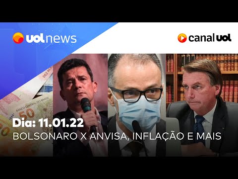 Alberto Ajzental — UOL — Bolsonaro x Moro, Anvisa, alta da inflação e combustíveis, eleições 2022 e mais | UOL News 11/01