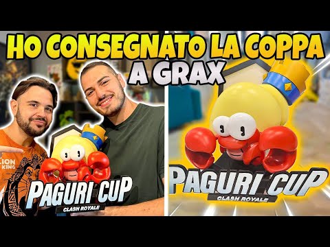 Consegno la Coppa Paguri Cup a GRAX di Persona