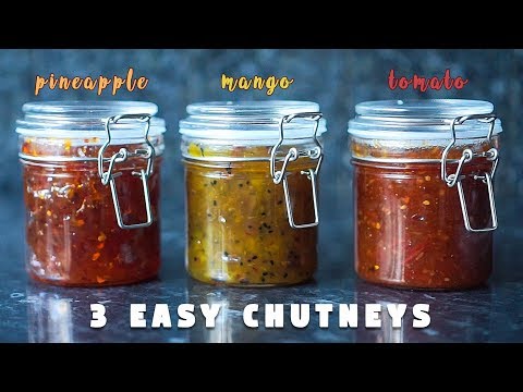 3 Easy Chutney Recipe | Sweet and Spicy | Hungry for Goodies Video