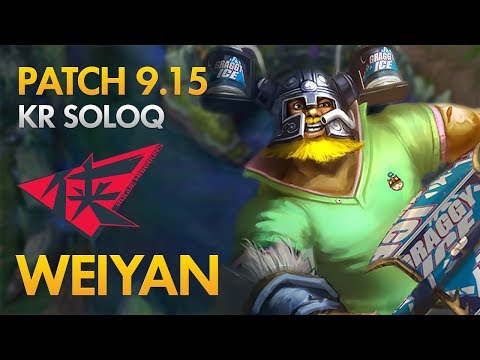 Rogue Warriors WeiYan - Olaf Jungle - KDA 28/8/10
