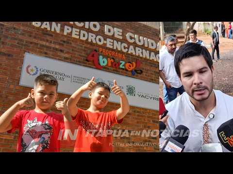MINISTRO WALTER GUTIÉRREZ INAUGURA PROGRAMA “ABRAZO” EN EL BARRIO SAN PEDRO