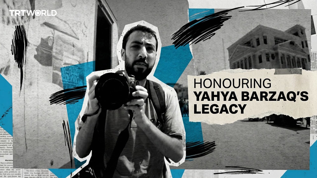 Mother of slain TRT journalist Yahya Barzaq accepts award on his behalf