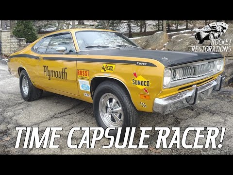 Vintage Survivor 1971 Plymouth Duster 340 Sold For $72k! Original Paint Patina With 10k Miles!