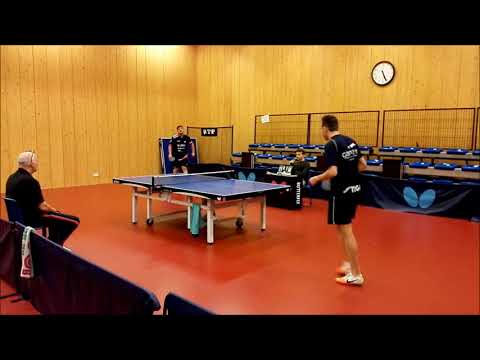 Tafeltennis Schuurpapierbats Wk-ticket Lars Adema vs Kelvin Heemstra  22-12-2018
