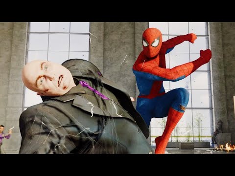 Spider Taking Down Kingpin Scene (2023)
