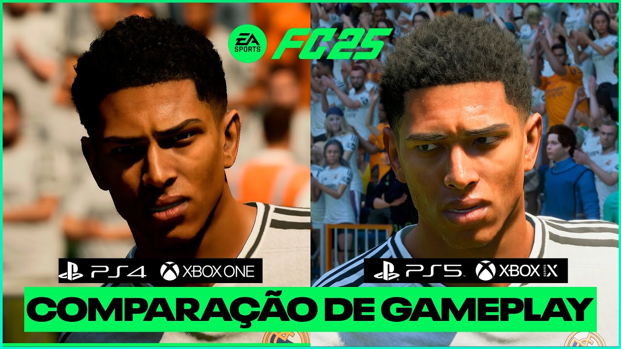 FC 25 - COMPARANDO A GAMEPLAY DE NOVA E ANTIGA GERAÇÃO!