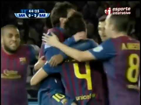 Gols - Santos 0 x 4 Barcelona - Final do Mundial de Clubes 2011 - Esporte Interativo