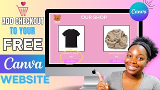 How To Turn FREE Canva Website into ECommerce Website | How to Create a Website With Canva