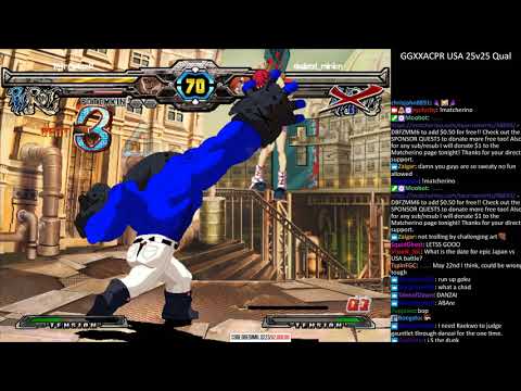 GGXXAC+R 25v25 USA Qualifier - Round Robin Playoff [4K/60fps]