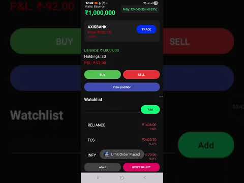 Indi Paper Trading Live