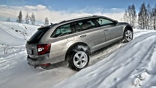 До Дачи ЛЮБОЙ ЦЕНОЙ! Скаут - Лучшая Октавия, но доедет ли? Skoda Winter Experience ч.2