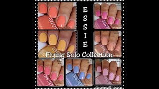 ESSIE Flying Solo Collection Swatch &amp; Review 7/9